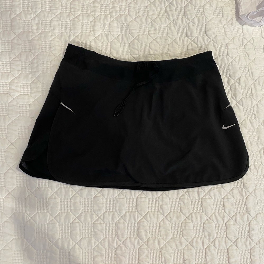 black nike skirt with build in shorts
